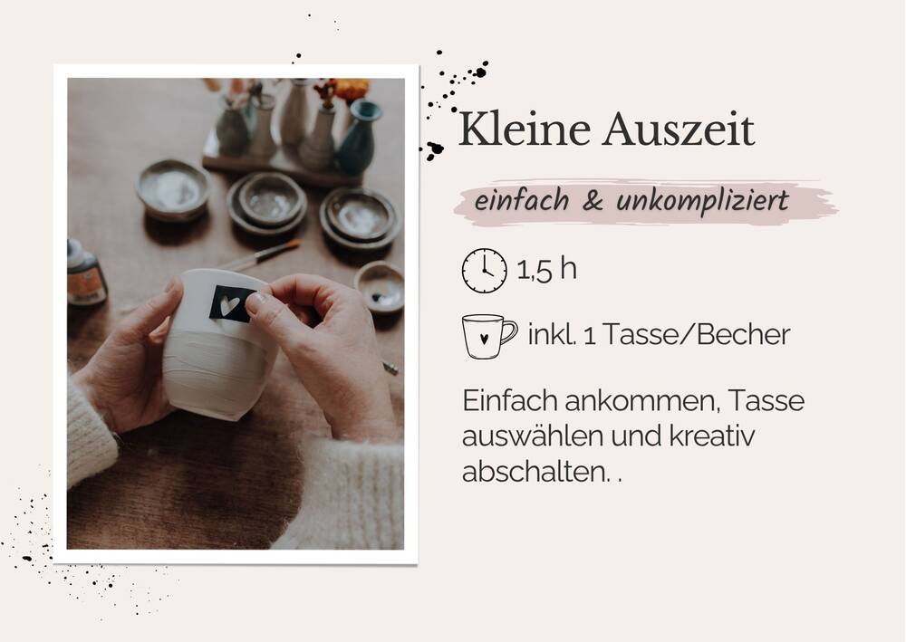 Kleine Auszeit (inkl. Rohling) 17.10.26 - 10:00 Uhr - 11:30 Uhr
