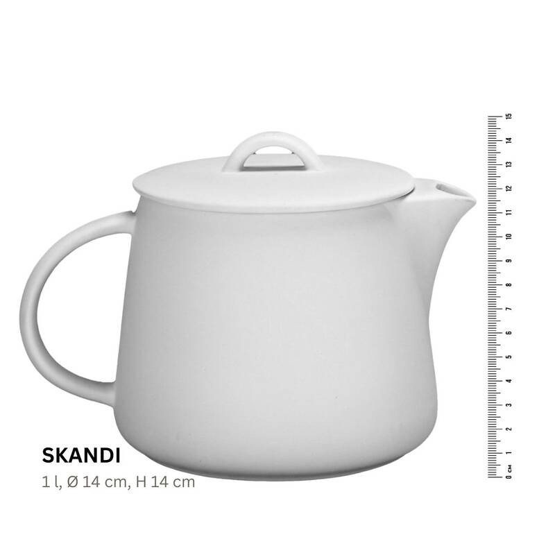 Koffer2go SKANDI Teekanne (Ø 14 cm, H 14 cm, 1 Liter)  - 49 EUR